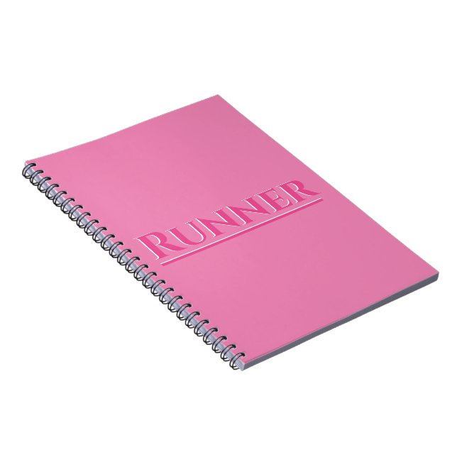 Cuaderno Diseño de guión rosa de ejecución (Lado Derecho)