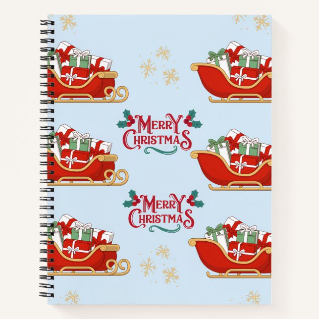 Cuaderno Diseño de hermosos Navidades (Anverso)