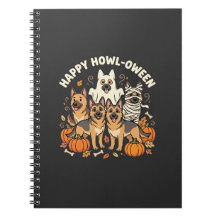 Cuaderno Diseño de Howl-Oween de Halloween del fantasma del