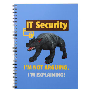 Cuaderno Diseño de humor tecnológico divertido que explica 