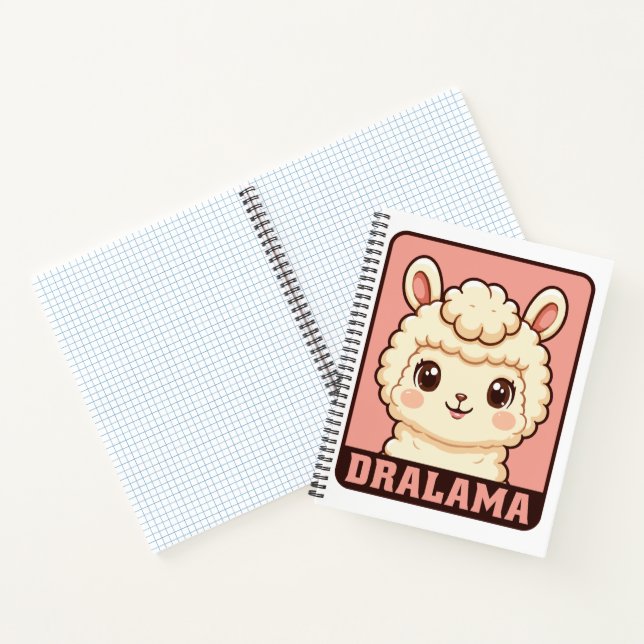Cuaderno Diseño de ilustración de llama adorable (Interior)