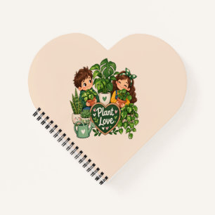 Cuaderno Diseño de jardinería amoroso de plantas lindo
