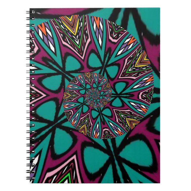 Cuaderno Diseño de la espiral de Mandala (Frente)