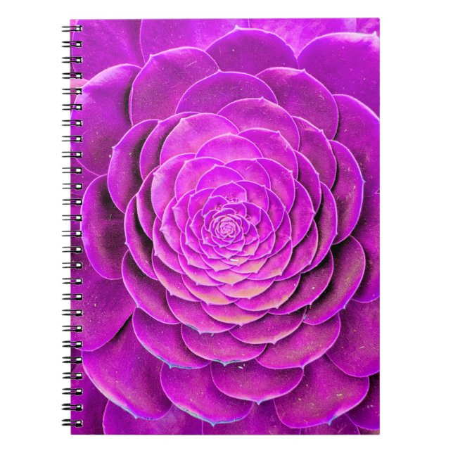 Cuaderno Diseño de la flor de Cactus (Frente)