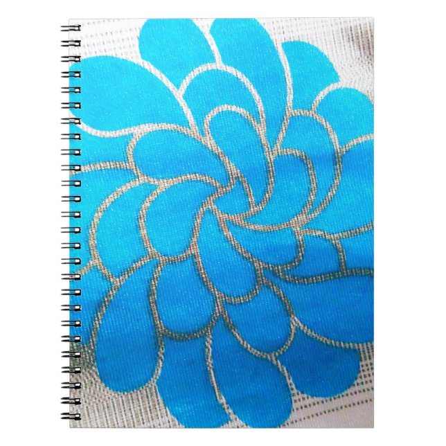 Cuaderno Diseño de la luna azul (Frente)