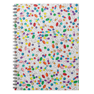 Cuaderno Diseño de la píldora de Médica de la farmacia de m