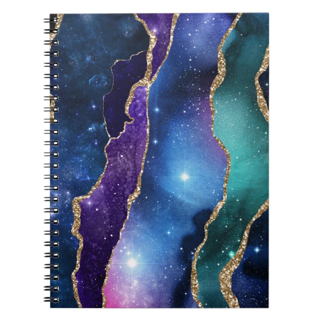 Cuaderno Diseño de la serie Galaxy Agate 13 (Frente)