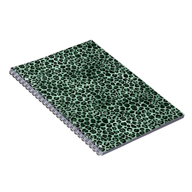 Cuaderno Diseño de la serie Safari de Esmeralda y Oro 9 (Lado Derecho)