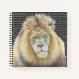 Cuaderno diseño de león