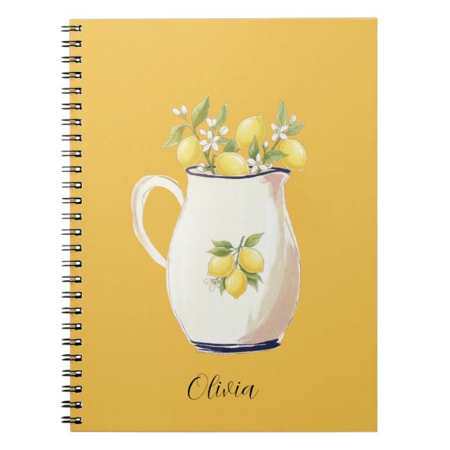 Cuaderno Diseño de Limón (Frente)