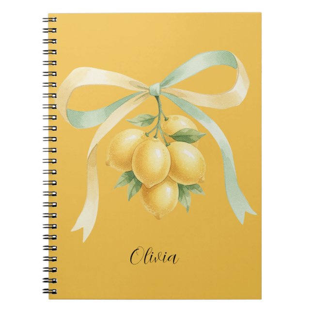 Cuaderno Diseño de Limón (Frente)