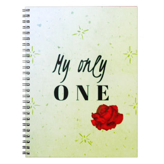 Cuaderno diseño de logotipo Mi único