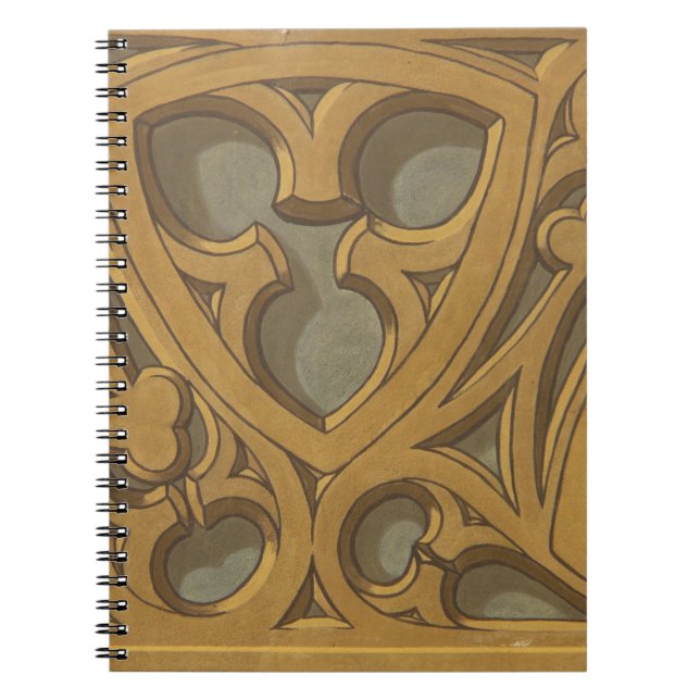 Cuaderno Diseño de madera ornamental (Frente)