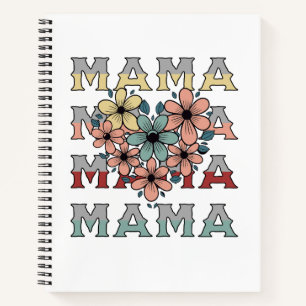 Cuaderno Diseño de mampostería floral vintage