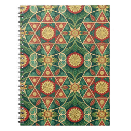 Cuaderno Diseño de Mandala Floral Geométrico Sagrado Arte d