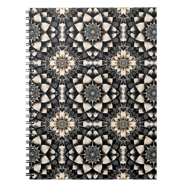 Cuaderno Diseño de Mandala Floral Ornamentado (Frente)