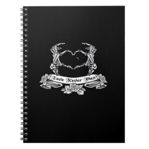 Cuaderno Diseño de mano de esqueleto