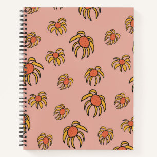 Cuaderno Diseño de margaritas voladoras de primavera y vera