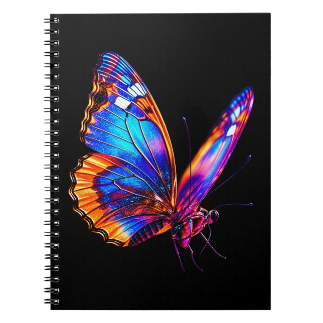 Cuaderno diseño de mariposa (Frente)