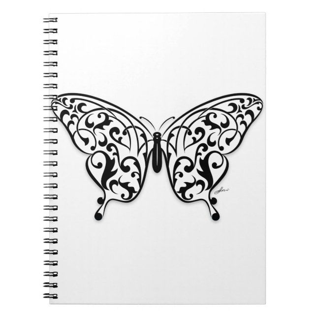 Cuaderno Diseño de mariposa (Frente)
