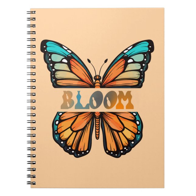 Cuaderno Diseño de mariposa (Frente)