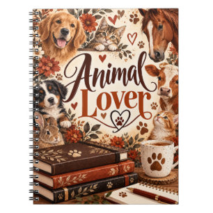 Cuaderno Diseño de mascotas y animales de granja para amant