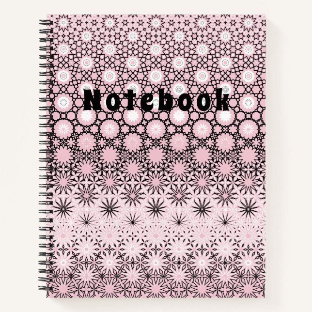 Cuaderno Diseño de metamorfosis rosa (Anverso)