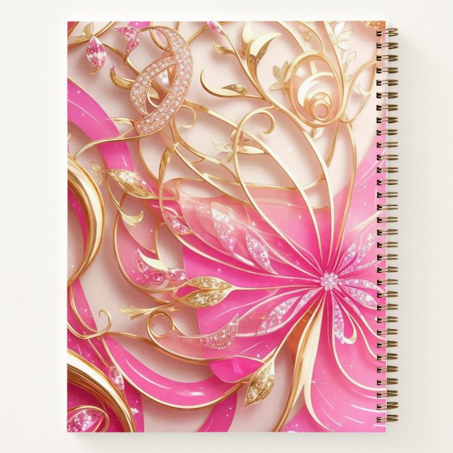 Cuaderno Diseño de moda empresarial con clase de glamour de (Reverso)