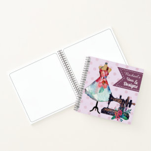 Cuaderno Diseño de moda Esbozo personalizado