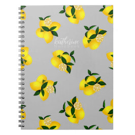 Cuaderno Diseño de Moda limón gris claro