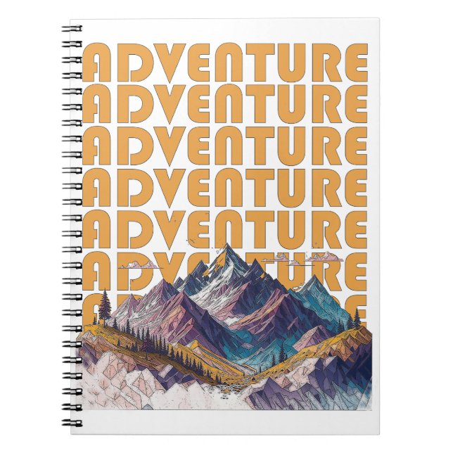 Cuaderno Diseño de montaña de aventura (Frente)