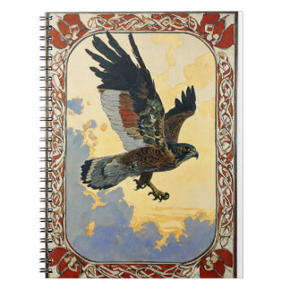 Cuaderno Diseño de mosca de pájaro para cubierta inteligent