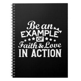 Cuaderno Diseño de motivación cristiana - Fe, amor y acción