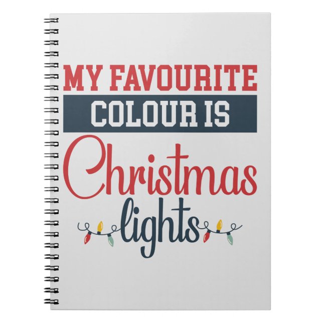 Cuaderno Diseño de navidades con luces (Frente)