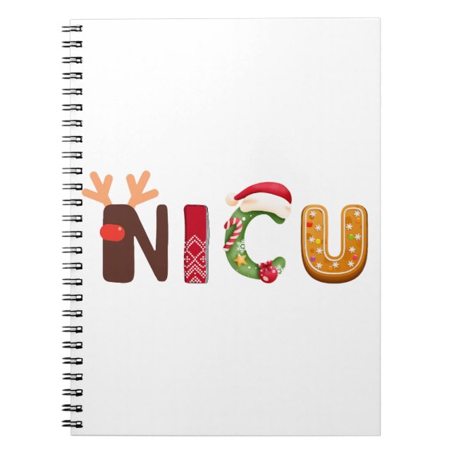 Cuaderno Diseño de Navidades de la NICU (Frente)