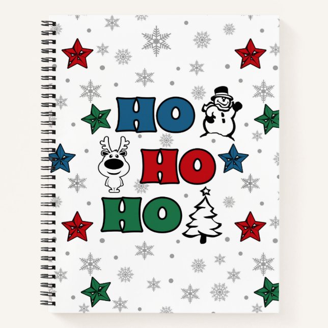 Cuaderno Diseño de Navidades Ho-Ho-Ho (Anverso)