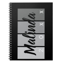 Diseño de nombres de guiones modernos - Negro y pl