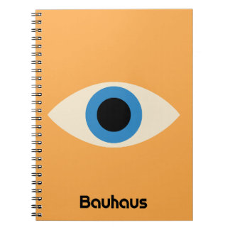 Cuaderno Diseño de ojo místico Bauhaus