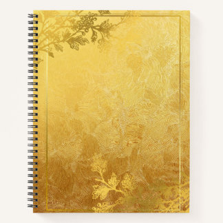 Cuaderno Diseño de oro: Personalizable en blanco