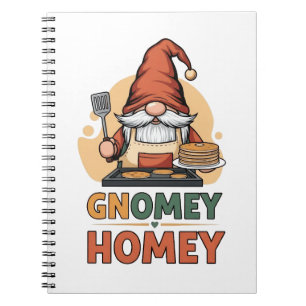 Cuaderno diseño de panqueques Gnomey homey