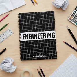 Cuaderno Diseño de papel gráfico de ingeniería | Cuadrícula