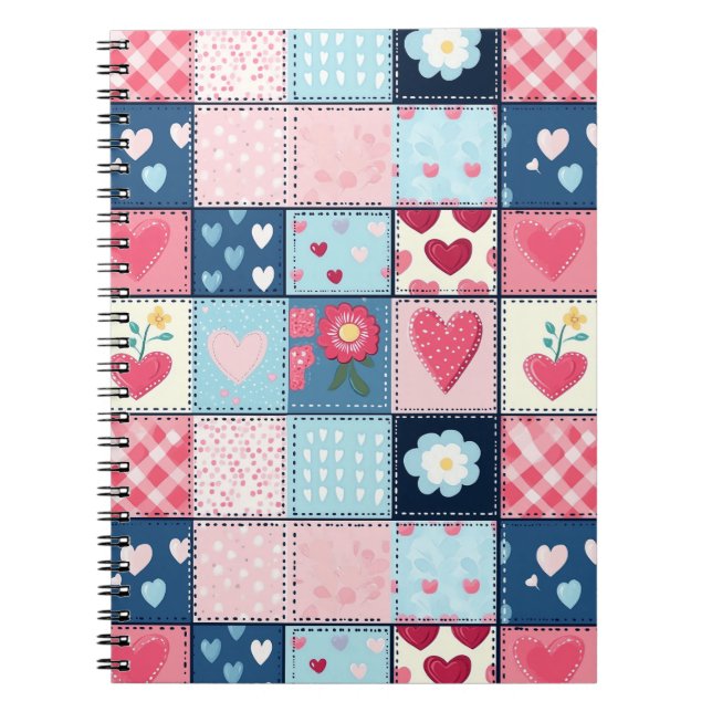 Cuaderno Diseño de papeleo bonito (Frente)