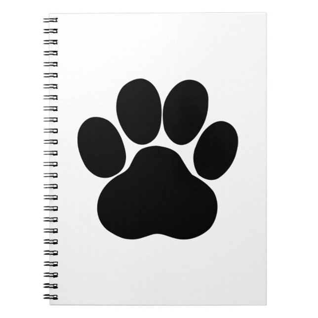 Cuaderno diseño de patas de panda (Frente)