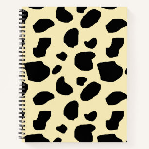 Cuaderno Diseño de patrón de color de piel de animal de vac