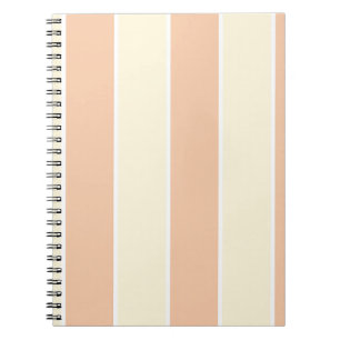 Cuaderno Diseño de patrón de franja vertical de color suave