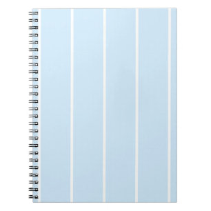 Cuaderno Diseño de patrón de franja vertical de color suave