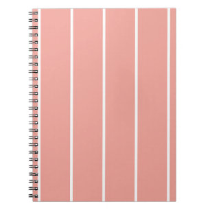 Cuaderno Diseño de patrón de franja vertical de color suave