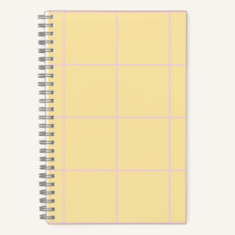 Cuaderno Diseño de patrón de franja vertical de color suave