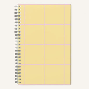 Cuaderno Diseño de patrón de franja vertical de color suave