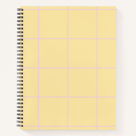 Cuaderno Diseño de patrón de franja vertical de color suave
